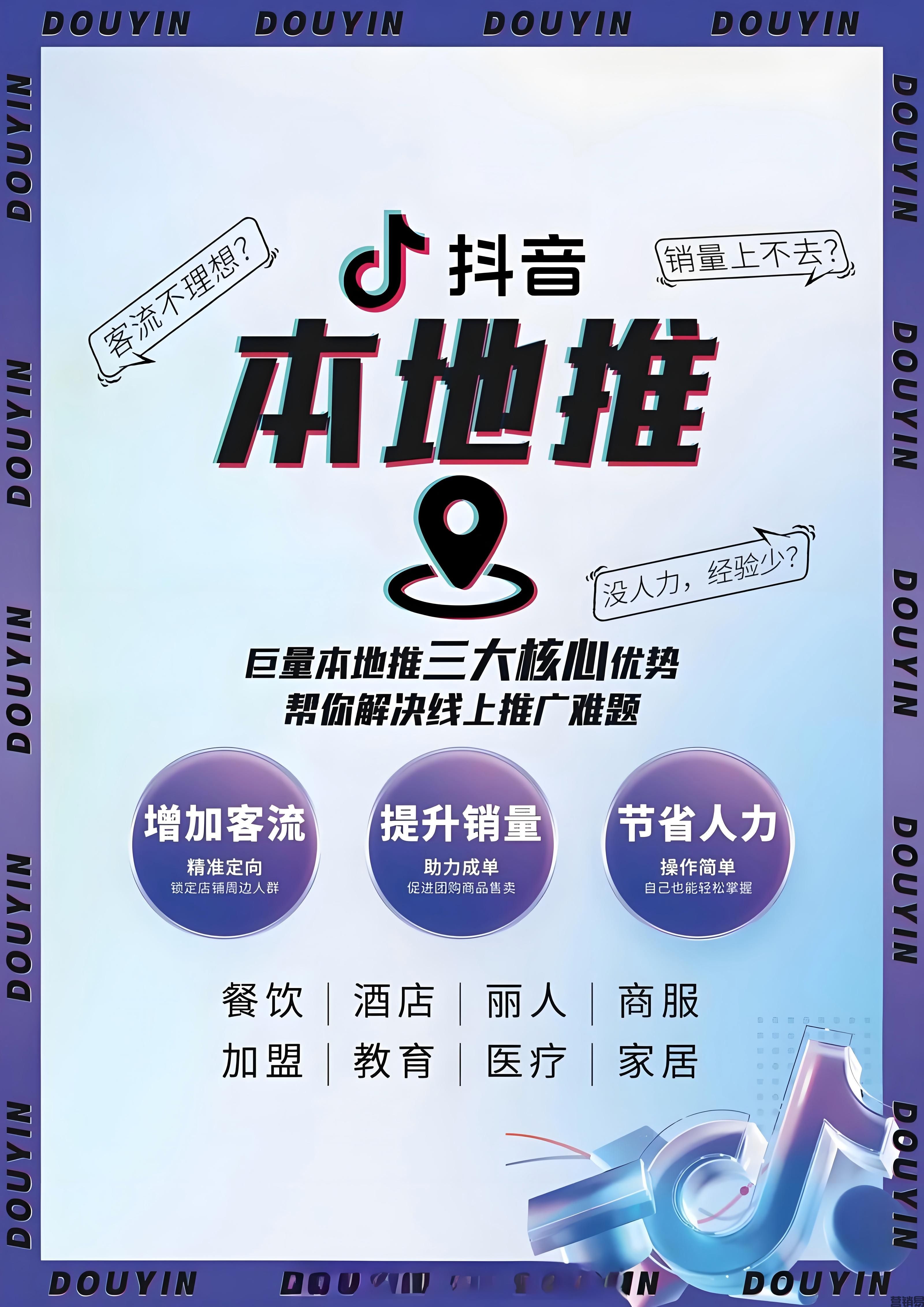 抖音本地推广告优化方法|内容为王，撬动自然流量；精准投放，吸